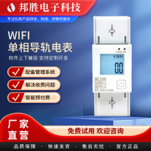 廠家批發公寓導軌智能WIFI預付費電表 單相220V家用2P物聯網電表