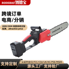 鋰電電鏈鋸家用無線鋰電鋸充電式木工電鋸便攜式迷你電鋸批發跨境