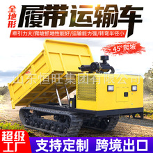 恆旺爬山虎履帶運輸車小型爬坡載重王全地形自卸車農用履帶運輸車
