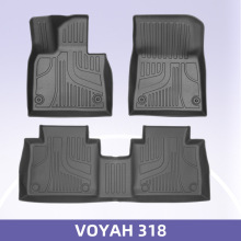 適用於VOYAH 318 3D全天候材質TPE汽車腳墊防臟地墊防水