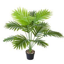 北歐ins風仿真18頭散尾葵植物綠植盆栽客廳家居裝飾人造假鐵樹葉