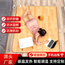 地暖墊家用碳晶石墨烯加熱發熱地毯電熱地墊客廳電暖炕韓國電熱膜