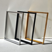 尺寸定制窄邊鋁合金拉絲簡約畫框 廣告海報展廳文化牆客廳ins風