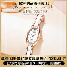 金仕盾品牌手表一件代發瑞士手表石英機芯時尚防水薄款女士手表女