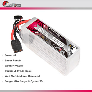 CODDAR 5500MAH 6S 22.2V 80C 78纽ģFPV ̶늳