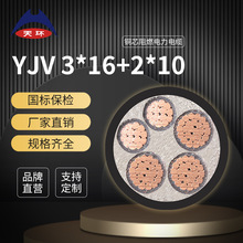 【量大價優】天環 工程電力電纜ZRC-YJV3*16+2*10平方國標銅芯電