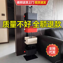 家用落地多層書架客廳鐵藝置物架轉角儲物櫃收納展示櫃隱書架形櫃