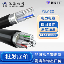 國標鋁芯電力電纜YJLV-2芯10～400平方家用現貨架空地埋電線電纜