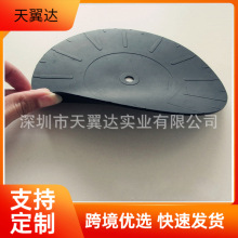 17CM橡膠墊 黑色橡膠墊 唱盤機橡膠墊 唱機通用 羊毛氈軟唱片墊
