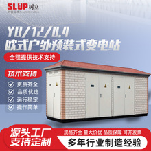 箱式YB/12/0.4歐式型戶外預裝式變電站配電箱配電櫃變壓器電氣