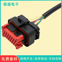 定制新能源汽車線EV線束 導航線 ECU控制器770680-1連接器插頭線