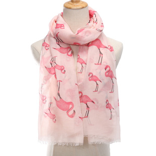 Flamingo Scarf 羳Rd¿紺ŮʿBQl