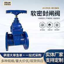 供應法蘭暗桿軟密封閘閥Z45X-16Q 彈性座軟密封華達暗桿法蘭閥門