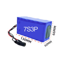 24V 40Ah 7S3P 18650 29.4V電動自行車鋰離子電池組電動