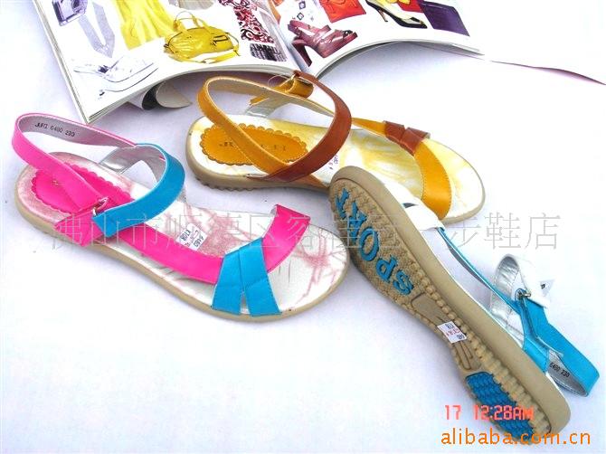 2010新款巨日正品幻彩<em>平底夏日</em>休闲<em>女装</em>少女
