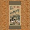 《八骏图》高仿真宫廷字画挂轴,高仿真字画,高仿真艺术品