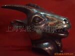 供应青铜器 仿制圆明园兽首 羊首 收藏品 商务礼品 十二生肖摆件