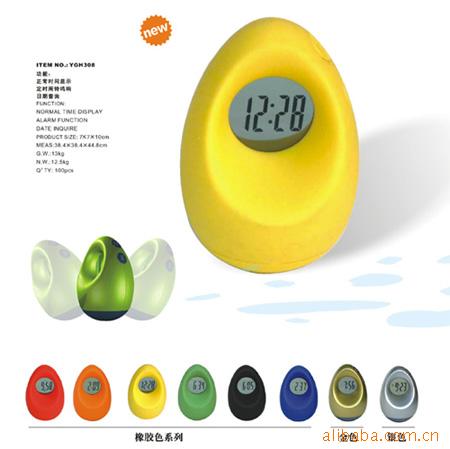 蛋形不倒翁时计 