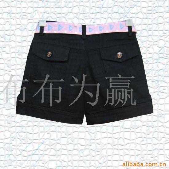 供应韩版造型口袋热销百搭宽版单宁<em>短裤56</em> - 中
