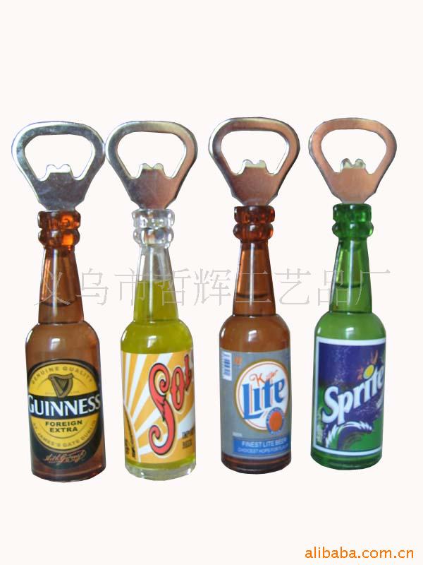 供应啤酒瓶广告开瓶器（压克力啤酒瓶形商标广告开瓶器）哲辉05详情3