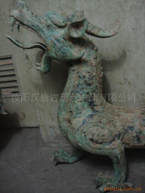 青铜器怪兽-3959-汝阳汉唐古玩艺术品有限公司
