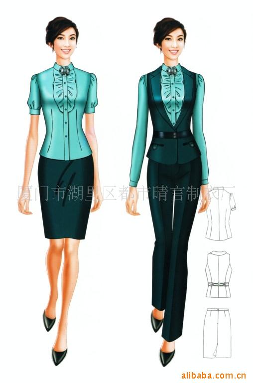 福建厦门供应<em>订做女士职业装</em>,工作服制服,西装