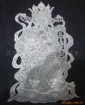 批发供应纯手工雕刻皮影工艺品 财神