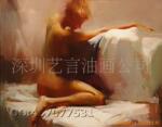 批发手绘印象人物酒店装饰油画 DX-YXRW175