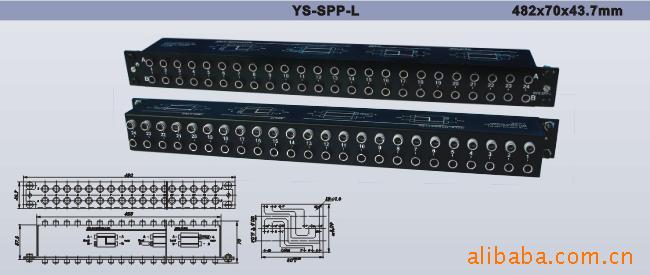 供应甬声牌YS-SPP-L1高品质48路跳线盘 _ 供