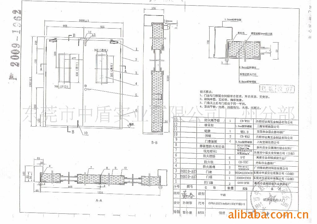 厂家直接钢质甲级防火门 耐火时间达1.5H,质优