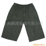 供应GIVENSI全棉男式休闲短裤 橄榄绿(图)