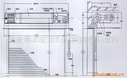 电动卷帘门 车库门 (专业安装 保修三年)