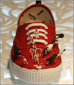 Crazy shoes in Barcelona shoes expo shoes men's shoes men's apparel apparel 