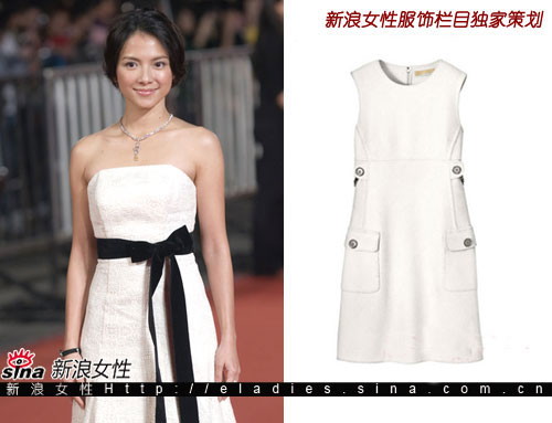 盛夏为自己挑一件白裙 做迷人MM 连身裙 服装潮流 女装 明星装扮 