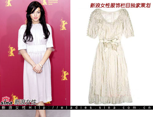 盛夏为自己挑一件白裙 做迷人MM 连身裙 服装潮流 女装 明星装扮 