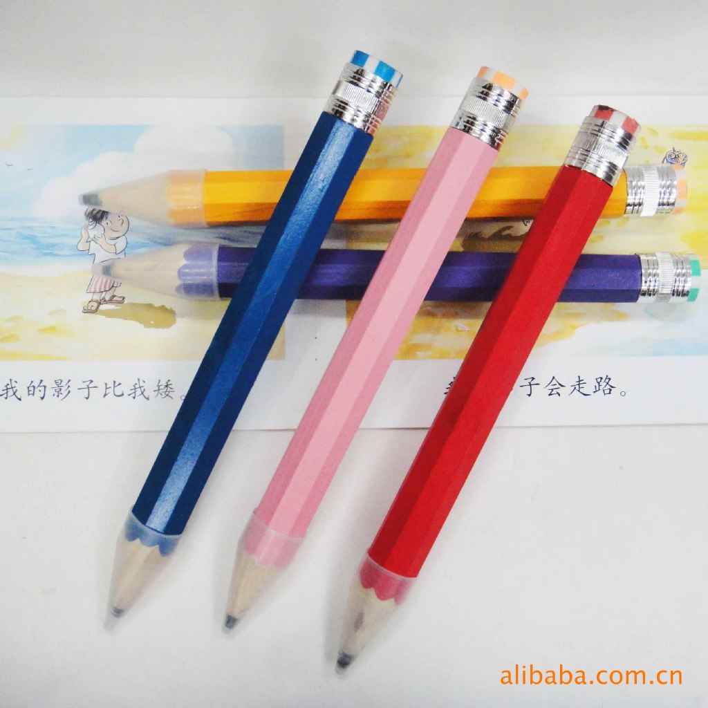 状元铅笔 超大铅笔 工艺大铅笔玩具铅笔批发 可刻字大笔