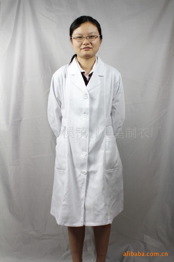 【中山厂家生产加工秋冬季长袖医用白大褂护士服】价格,厂家,图片,制服、工作服,中山市沙溪镇靓美皇制衣厂-马可波罗网