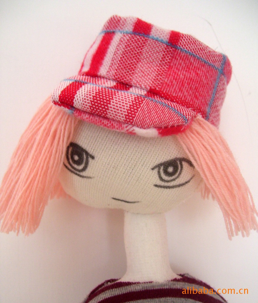 时尚娃娃 布艺人偶 车饰 家居摆件 节日礼物