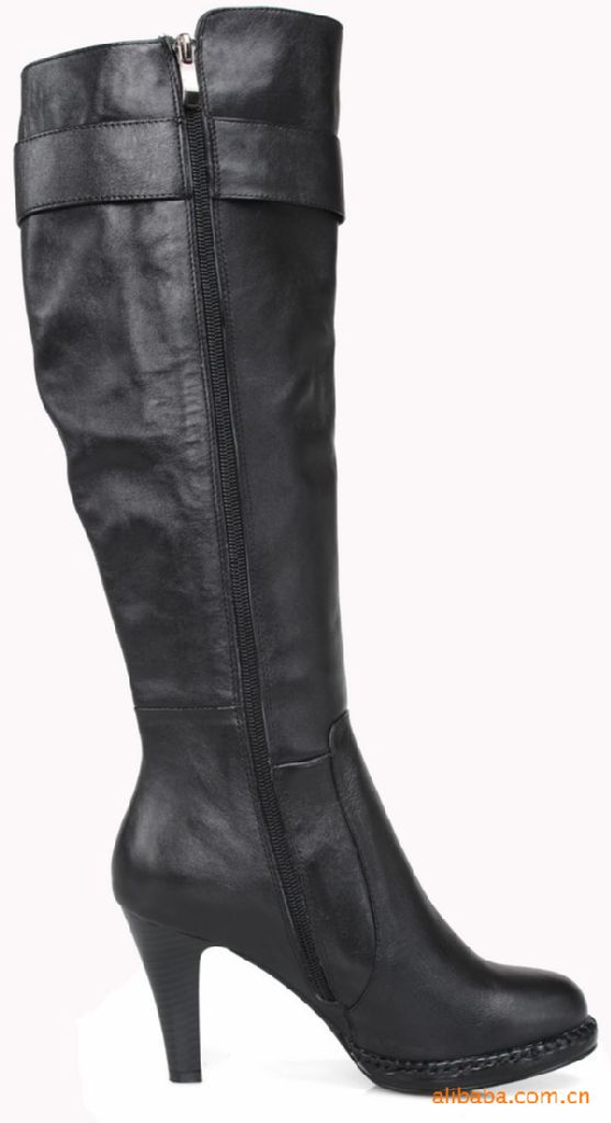 卡纷迪新款10d46b-23牛皮时尚高跟防水台长靴