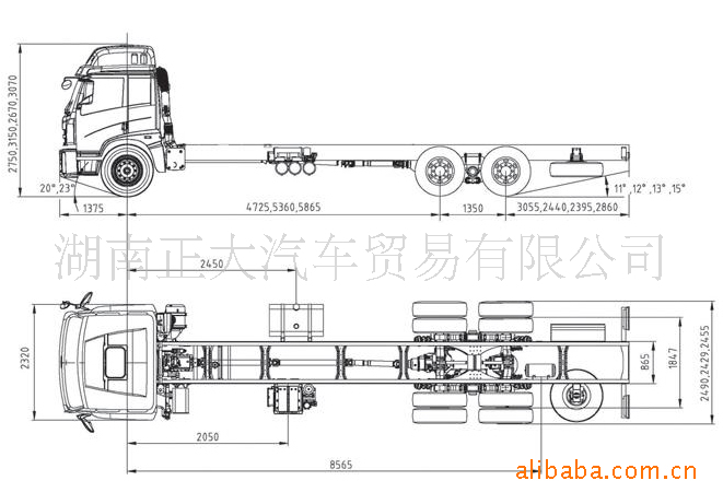 卡车示意图图片