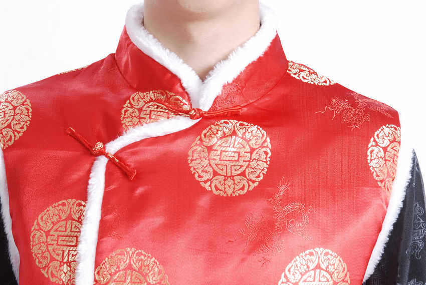 「男式马甲」批发男唐装 加棉唐装男马甲 m0033-常熟市辛庄镇锦绣古装