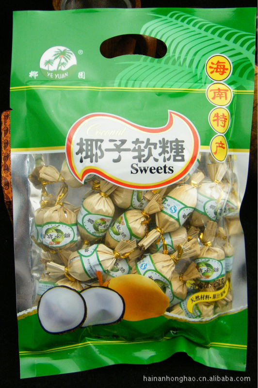海南名牌产品 海南特产 椰园牌椰子软糖250g 送礼佳品