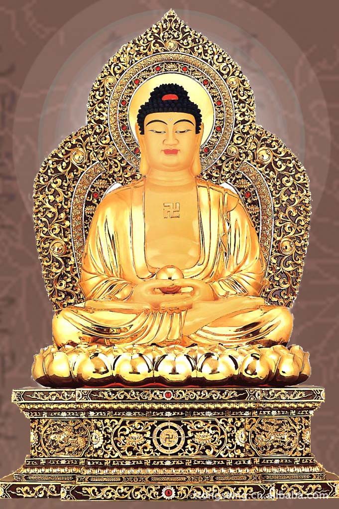 佛像] 鎏金释迦牟尼佛 sakyamuni buddha5-插座产业网