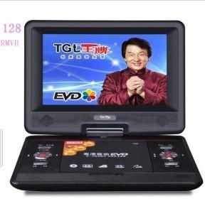 tgt95寸王牌便携式dvdevd读硬盘读卡游戏电视