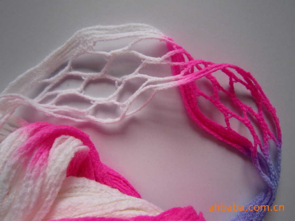 大渔网纱线 花式特种纱 毛线