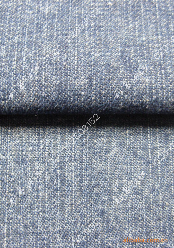中薄面料9.6oz灰蓝色tc棉牛仔布a-362