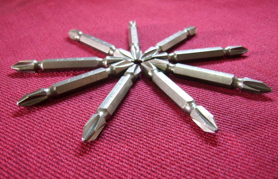 供应ss1/4*65*2双头十字起子头 厂家直销