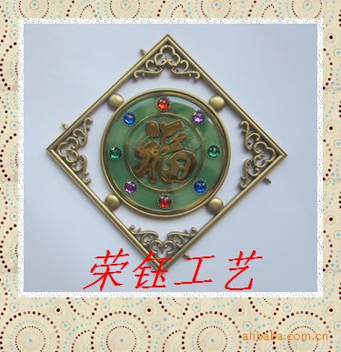 古典玻璃门花配件塑料工艺门配件金银,香槟色v90度接头