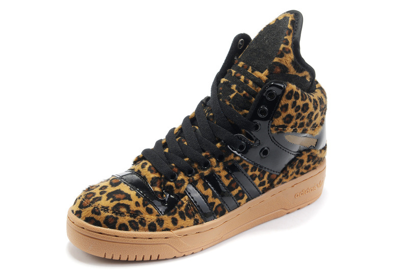 2012热卖adidas obyo豹纹大鞋舌日本限量版高帮板鞋女子运动鞋 199.