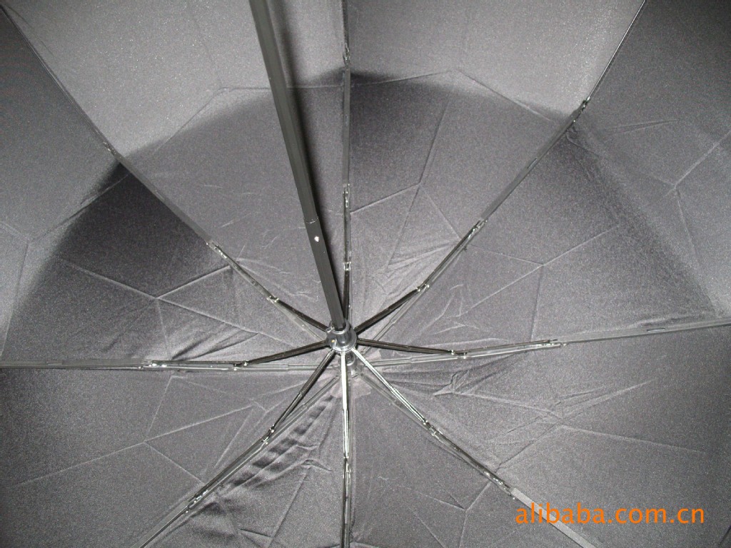 厂家直销六角倒三杆中棒树脂骨三折雨伞